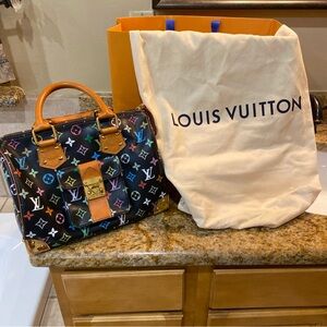 Authentic Louis Vuitton speedy 30 multicolor